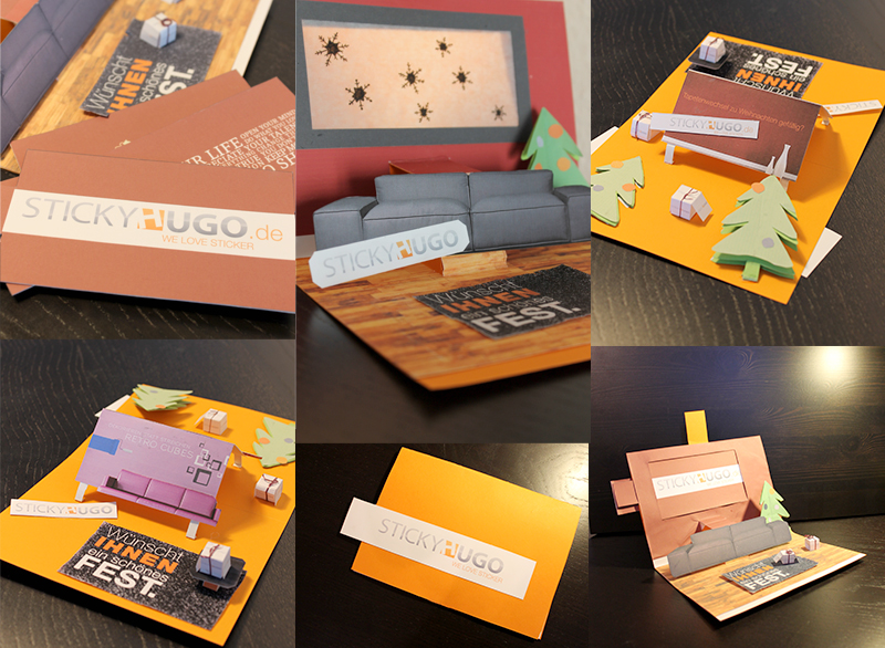 Traditional Art - Stickyhugo Popup Card